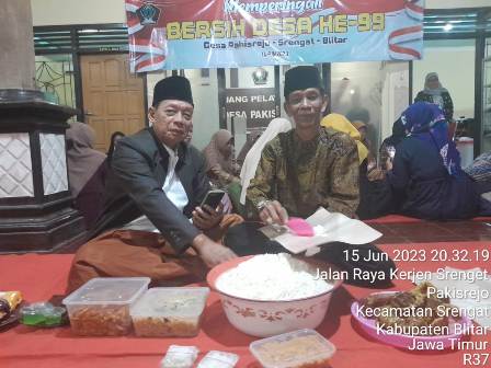 DIGELAR SEDERHANA , BERSIH DESA PAKISREJO  TETAP  KHIDMAT