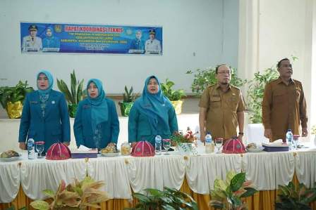 Sekda Kabupaten Asahan Buka Rakornis TP PKK