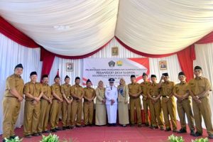 PELANTIKAN DAN PENGAMBILAN SUMPAH PERANGKAT DESA SLOROK KECAMATAN DOKO